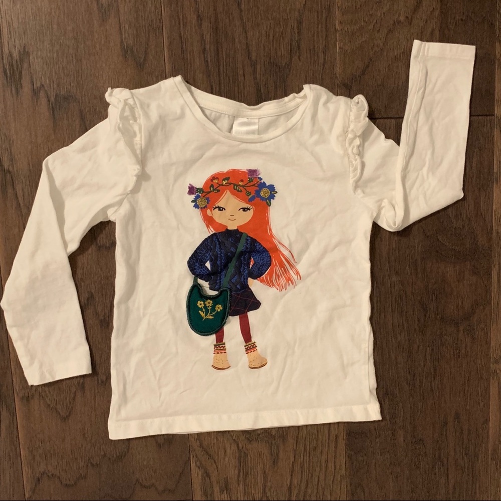 EUC detailed Palomino girls soft tee size 110